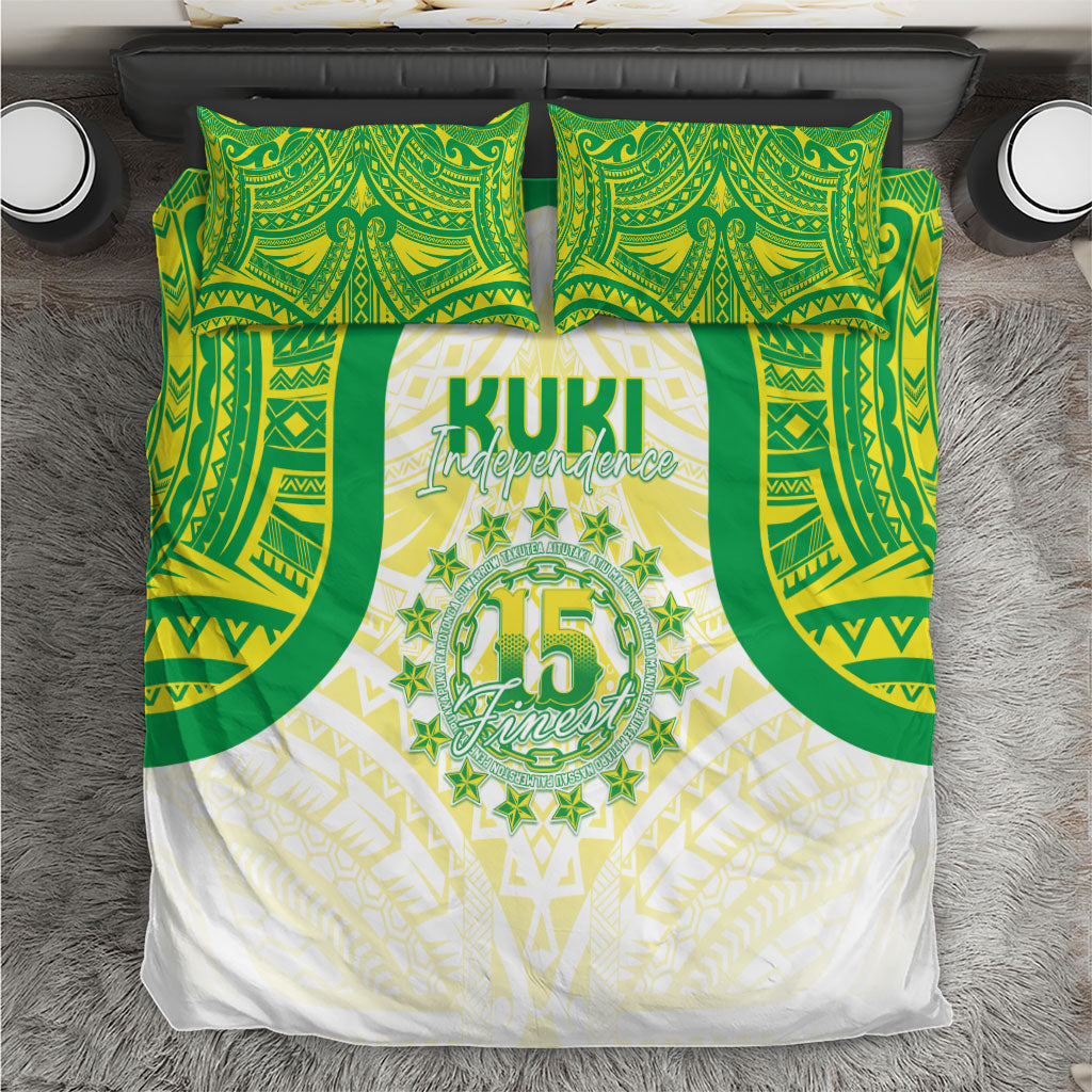 Kuki Independence 2026 Bedding Set Cook Islands 15 Finest White Version LT05 White - Polynesian Pride