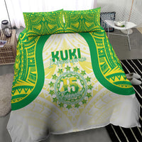 Kuki Independence 2026 Bedding Set Cook Islands 15 Finest White Version LT05 - Polynesian Pride