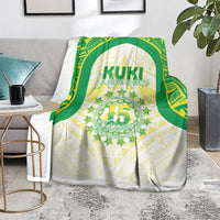 Kuki Independence 2026 Blanket Cook Islands 15 Finest White Version LT05 - Polynesian Pride