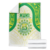 Kuki Independence 2026 Blanket Cook Islands 15 Finest White Version LT05 - Polynesian Pride