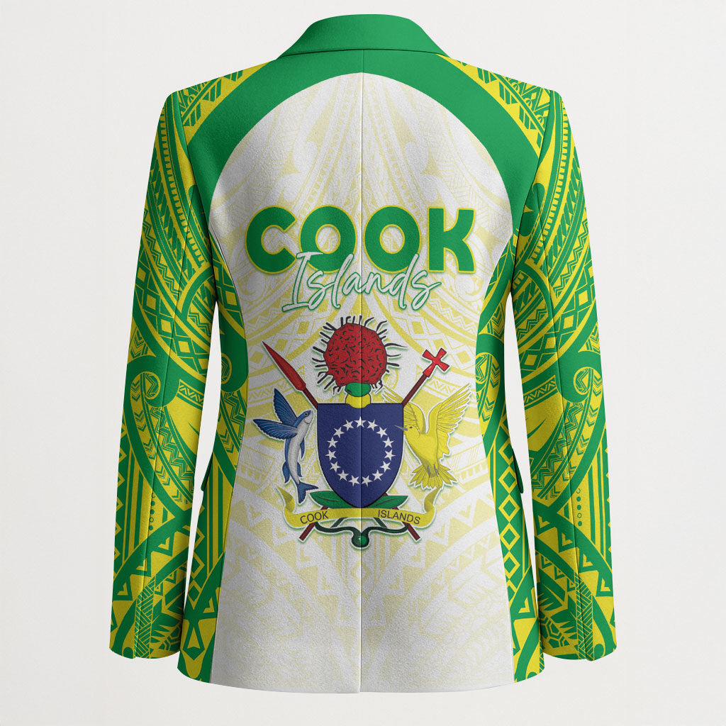 Kuki Independence 2026 Blazer Cook Islands 15 Finest White Version LT05 - Polynesian Pride