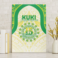 Kuki Independence 2026 Canvas Wall Art Cook Islands 15 Finest White Version LT05 Without Frame White - Polynesian Pride