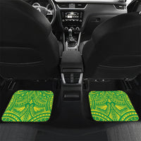Kuki Independence 2026 Car Mats Cook Islands 15 Finest White Version LT05 Set 2pcs - Back White - Polynesian Pride