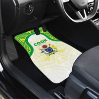 Kuki Independence 2026 Car Mats Cook Islands 15 Finest White Version LT05 - Polynesian Pride