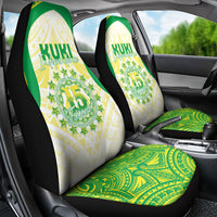 Kuki Independence 2026 Car Seat Cover Cook Islands 15 Finest White Version LT05 - Polynesian Pride