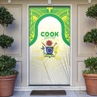 Kuki Independence 2026 Door Cover Cook Islands 15 Finest White Version LT05 White - Polynesian Pride