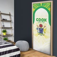 Kuki Independence 2026 Door Cover Cook Islands 15 Finest White Version LT05 - Polynesian Pride