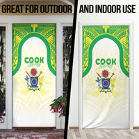 Kuki Independence 2026 Door Cover Cook Islands 15 Finest White Version LT05 - Polynesian Pride