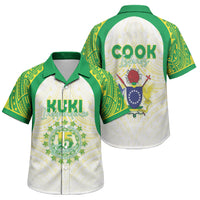 Kuki Independence 2026 Family Matching Short Sleeve Bodycon Dress and Hawaiian Shirt Cook Islands 15 Finest White Version LT05 Son's Shirt White - Polynesian Pride