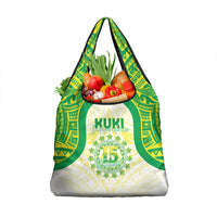 Kuki Independence 2026 Grocery Bag Cook Islands 15 Finest White Version LT05 1-pack One Size White - Polynesian Pride