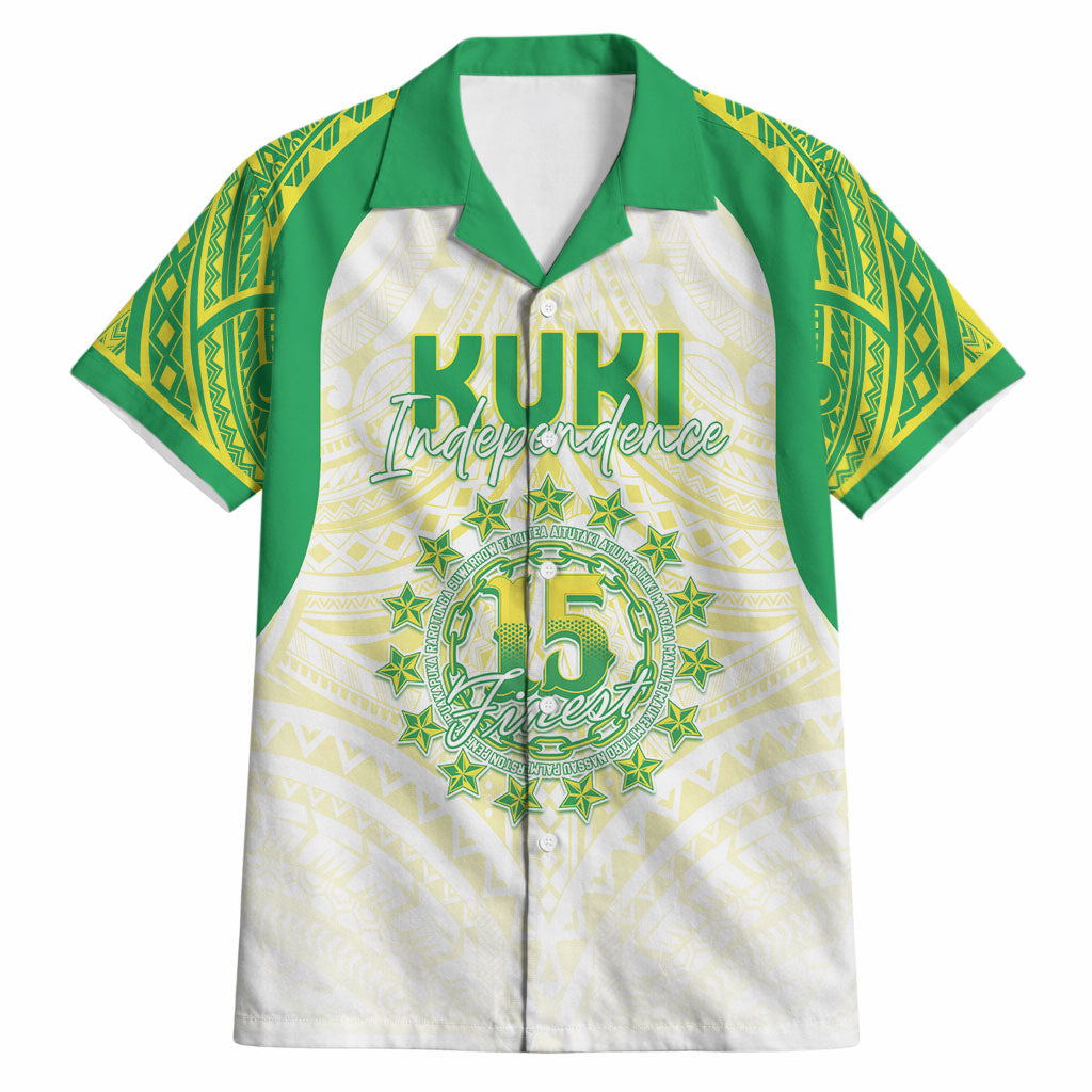 Kuki Independence 2026 Hawaiian Shirt Cook Islands 15 Finest White Version LT05 White - Polynesian Pride