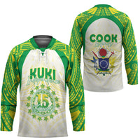 Kuki Independence 2026 Hockey Jersey Cook Islands 15 Finest White Version LT05 - Polynesian Pride