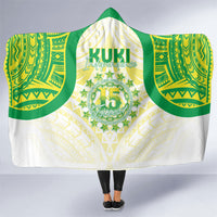 Kuki Independence 2026 Hooded Blanket Cook Islands 15 Finest White Version LT05 One Size White - Polynesian Pride