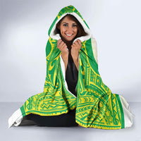 Kuki Independence 2026 Hooded Blanket Cook Islands 15 Finest White Version LT05 - Polynesian Pride