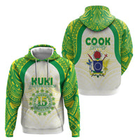 Kuki Independence 2026 Hoodie Cook Islands 15 Finest White Version LT05 - Polynesian Pride