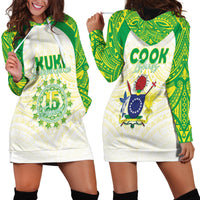Kuki Independence 2026 Hoodie Dress Cook Islands 15 Finest White Version LT05 - Polynesian Pride