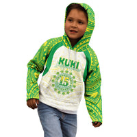 Kuki Independence 2026 Kid Hoodie Cook Islands 15 Finest White Version LT05 - Polynesian Pride