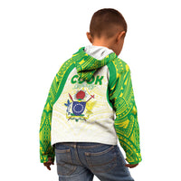 Kuki Independence 2026 Kid Hoodie Cook Islands 15 Finest White Version LT05 - Polynesian Pride