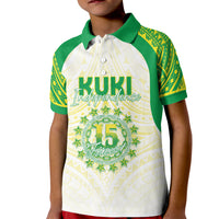 Kuki Independence 2026 Kid Polo Shirt Cook Islands 15 Finest White Version LT05 Kid White - Polynesian Pride