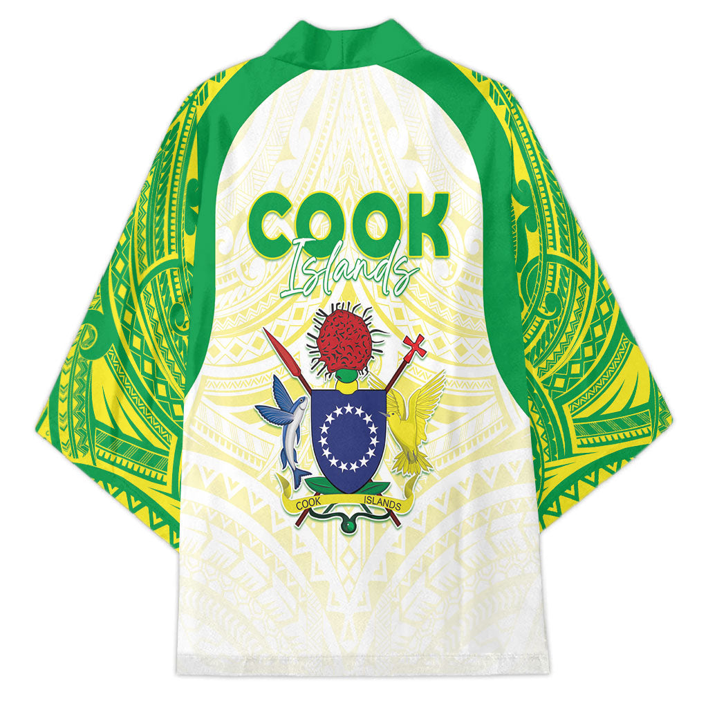 Kuki Independence 2026 Kimono Cook Islands 15 Finest White Version LT05 - Polynesian Pride
