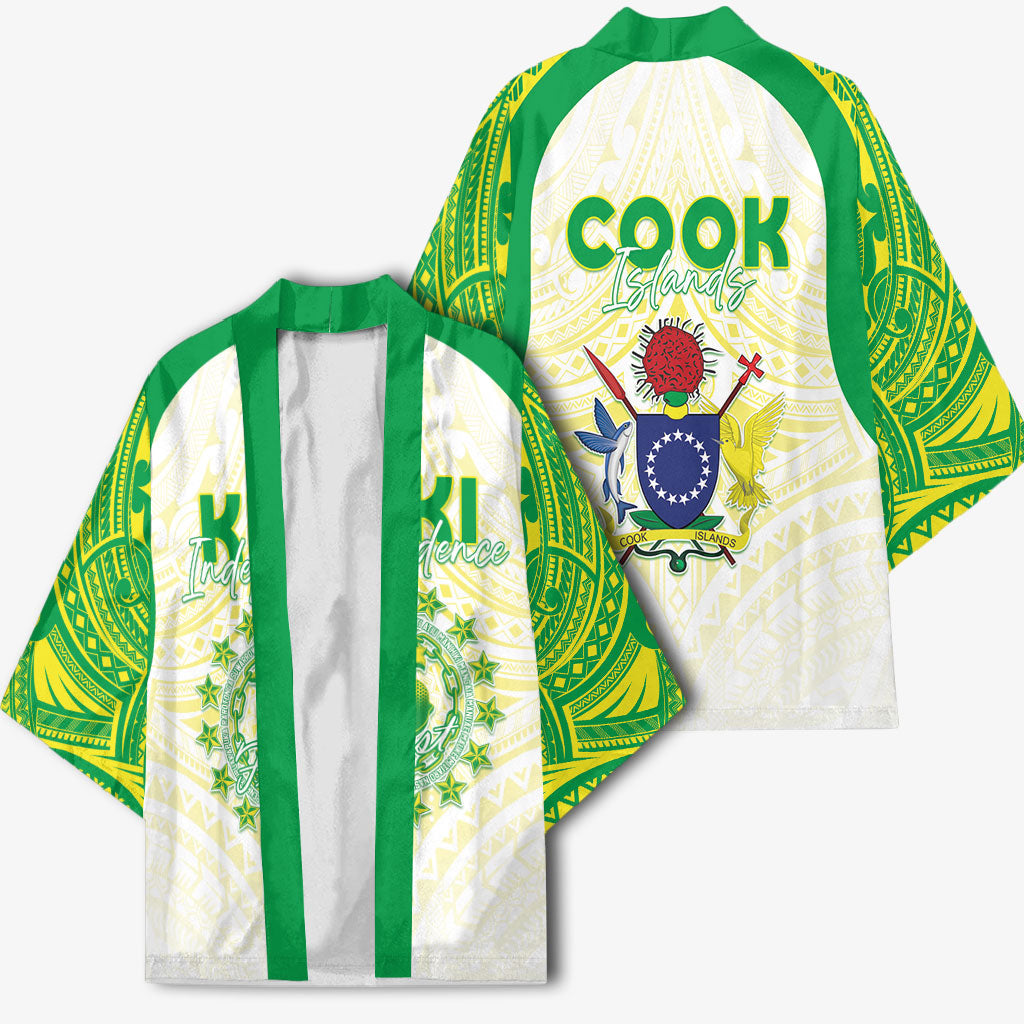 Kuki Independence 2026 Kimono Cook Islands 15 Finest White Version LT05 - Polynesian Pride