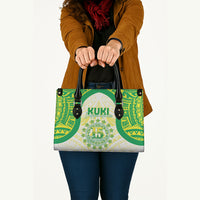Kuki Independence 2026 Leather Bag Cook Islands 15 Finest White Version LT05 - Polynesian Pride