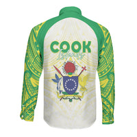 Kuki Independence 2026 Long Sleeve Button Shirt Cook Islands 15 Finest White Version LT05 - Polynesian Pride