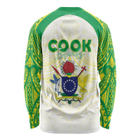 Kuki Independence 2026 Long Sleeve Shirt Cook Islands 15 Finest White Version LT05 - Polynesian Pride