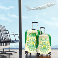 Kuki Independence 2026 Luggage Cover Cook Islands 15 Finest White Version LT05 - Polynesian Pride