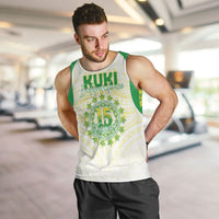 Kuki Independence 2026 Men Tank Top Cook Islands 15 Finest White Version LT05 White - Polynesian Pride
