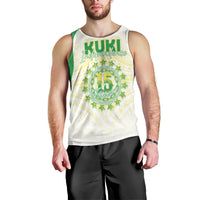 Kuki Independence 2026 Men Tank Top Cook Islands 15 Finest White Version LT05 - Polynesian Pride