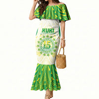 Kuki Independence 2026 Mermaid Dress Cook Islands 15 Finest White Version LT05 Women White - Polynesian Pride