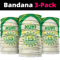 Kuki Independence 2026 Neck Gaiter Cook Islands 15 Finest White Version LT05 package One Size: 25*50cm White - Polynesian Pride