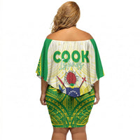 Kuki Independence 2026 Off Shoulder Short Dress Cook Islands 15 Finest White Version LT05 - Polynesian Pride