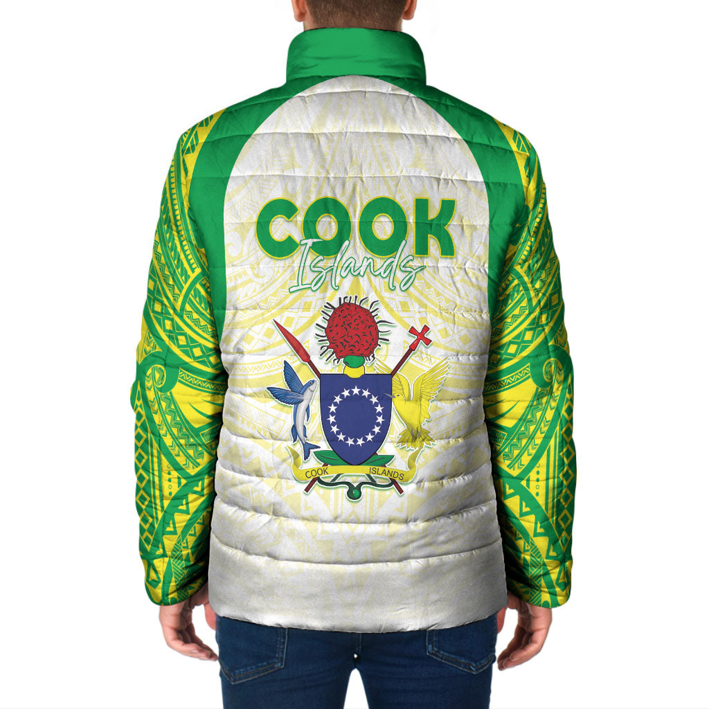 Kuki Independence 2026 Padded Jacket Cook Islands 15 Finest White Version LT05 - Polynesian Pride