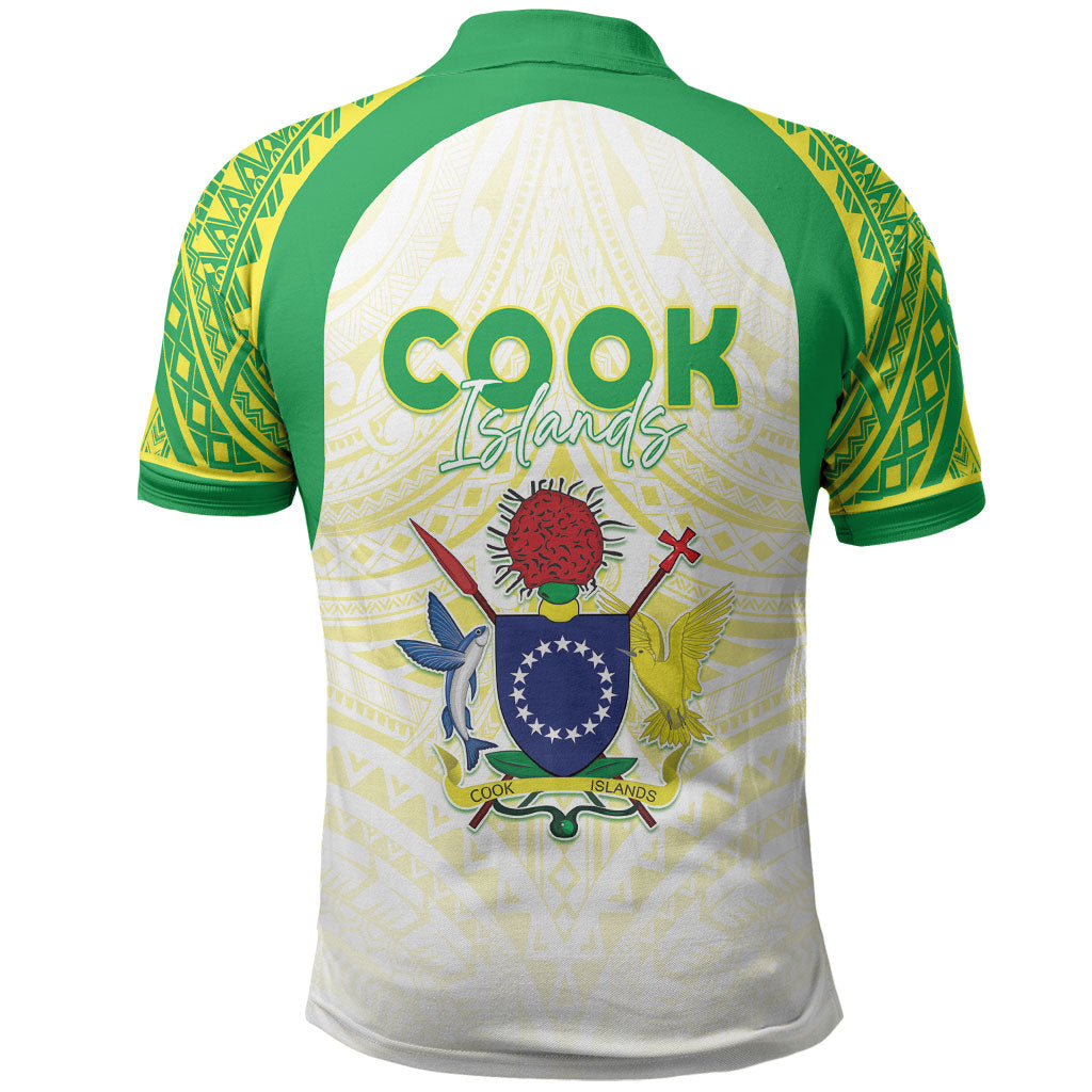 Kuki Independence 2026 Polo Shirt Cook Islands 15 Finest White Version LT05 - Polynesian Pride