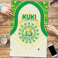 Kuki Independence 2026 Puzzle Cook Islands 15 Finest White Version LT05 White - Polynesian Pride