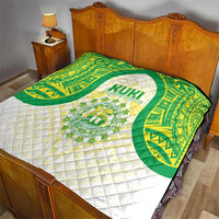 Kuki Independence 2026 Quilt Cook Islands 15 Finest White Version LT05 - Polynesian Pride