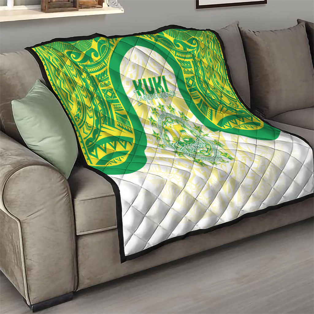 Kuki Independence 2026 Quilt Cook Islands 15 Finest White Version LT05 - Polynesian Pride