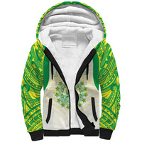 Kuki Independence 2026 Sherpa Hoodie Cook Islands 15 Finest White Version LT05 Unisex White - Polynesian Pride