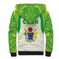 Kuki Independence 2026 Sherpa Hoodie Cook Islands 15 Finest White Version LT05 - Polynesian Pride