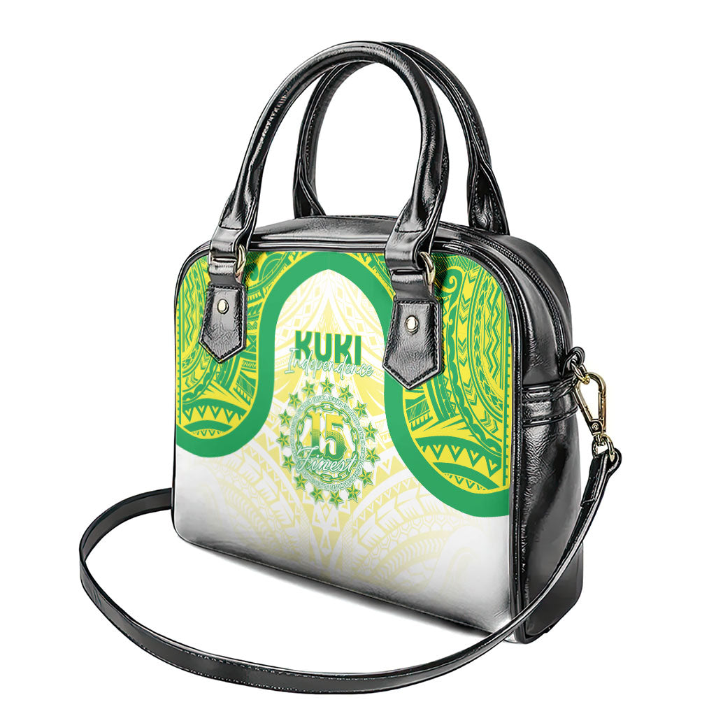 Kuki Independence 2026 Shoulder Handbag Cook Islands 15 Finest White Version LT05 - Polynesian Pride