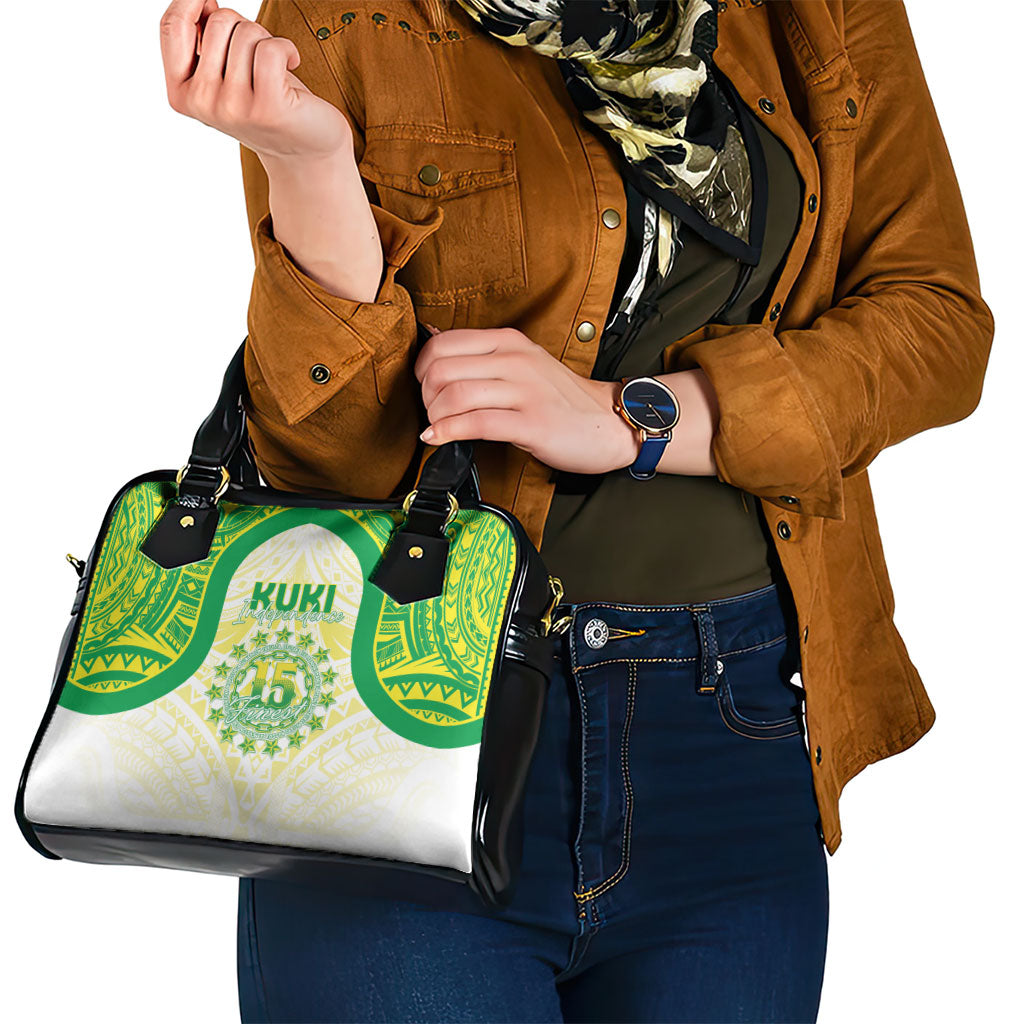 Kuki Independence 2026 Shoulder Handbag Cook Islands 15 Finest White Version LT05 - Polynesian Pride