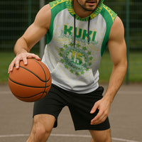 Kuki Independence 2026 Sleeveless Hoodie Cook Islands 15 Finest White Version LT05 - Polynesian Pride
