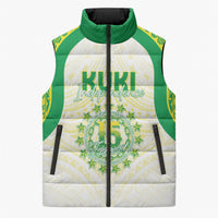 Kuki Independence 2026 Sleeveless Puffer Jacket Cook Islands 15 Finest White Version LT05 Unisex White - Polynesian Pride
