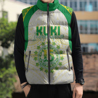 Kuki Independence 2026 Sleeveless Puffer Jacket Cook Islands 15 Finest White Version LT05 - Polynesian Pride