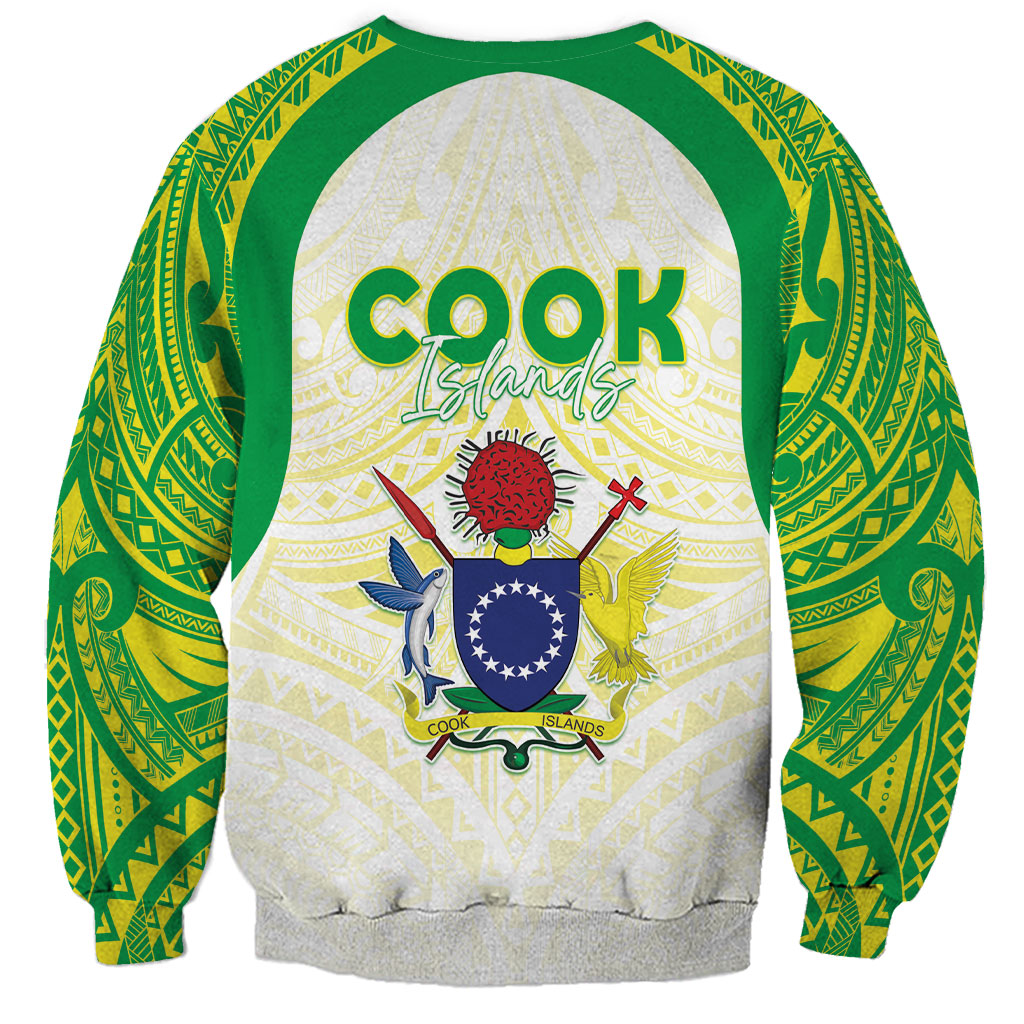 Kuki Independence 2026 Sweatshirt Cook Islands 15 Finest White Version LT05 - Polynesian Pride