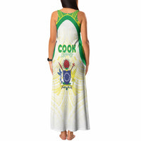 Kuki Independence 2026 Tank Maxi Dress Cook Islands 15 Finest White Version LT05 - Polynesian Pride