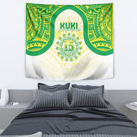 Kuki Independence 2026 Tapestry Cook Islands 15 Finest White Version LT05 - Polynesian Pride
