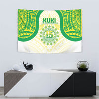 Kuki Independence 2026 Tapestry Cook Islands 15 Finest White Version LT05 - Polynesian Pride
